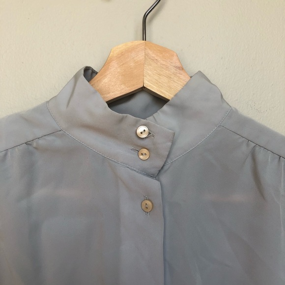 Vintage Pendleton~ sheer button down blouse - Picture 4 of 6